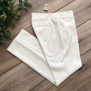 NWT white Loft pants